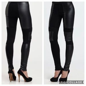 BCBG Leather leggings